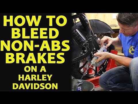 How to Easily Bleed NON-ABS Dual Disc Brakes Harley Davidson Touring, Softail, Dyna, Sportster
