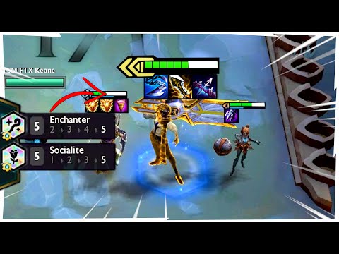 5 Enchanter, 5 Socialite, 100% Bonus Shield |TFT |12.5