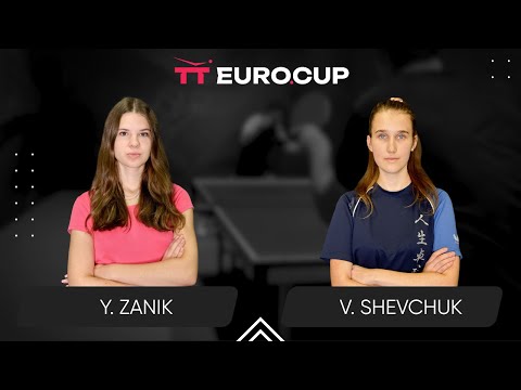 18:00 Yulianna Zanik - Viktoriia Shevchuk 17.09.2025  TT Euro.Cup Women Ukraine Star . TABLE 3