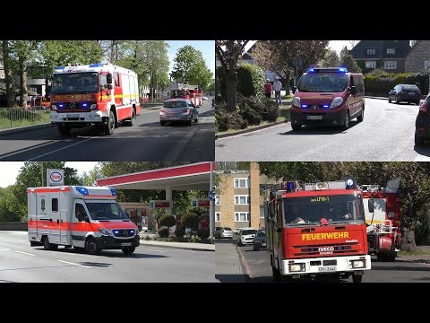[BD2 - Küchenbrand] Einsatzfahrten Freiwillige Feuerwehr Jülich+ RDKD