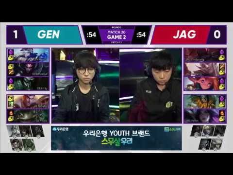 JAG vs GEN Jin Air Green Wings vs Gen Generation Week 2 Day 5 Game 2 Highlights LCK Spring 2019
