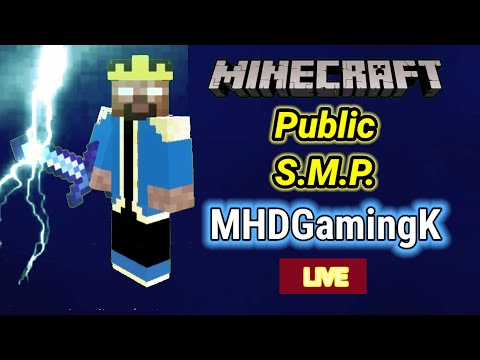 MHDGamingK - Minecraft Java ÷ PE New Public SMP Live #2