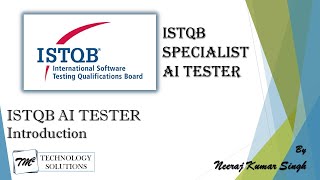 Download the video "ISTQB AI Tester | Introduction to the Course | AI Tester Certification | ISTQB Tutorials"
