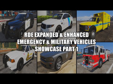 GTA V - Emergency & Military Vehicles Showcase (RDE E&E) Part 1