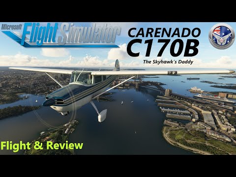 Cessna C170B by Carenado - Flight/Review - Microsoft Flight Simulator
