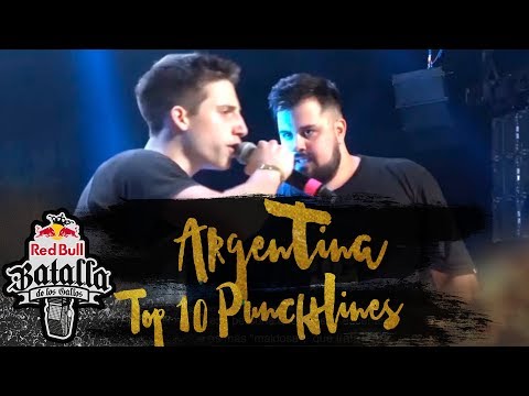 Top 10 mejores punchlines de la Final Nacional Argentina 2017 | Red Bull Batalla de los Gallos