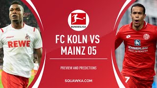 Koln VS Mainz live // Bundesliga // Football in live