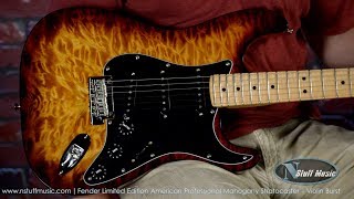 Video thumbnail for Fender 2017 Limited Edition American Professional Mahogany Stratocaster - Violin Burst by N Stuff Music