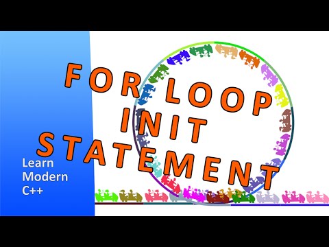 C++20: For loop init statement - Learn Modern C++