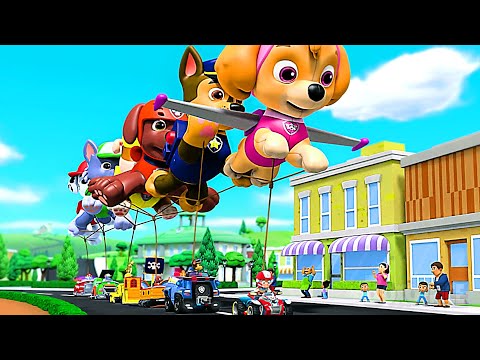 ¡El gran desfile de globos gigantes de PAW Patrol! | Los mejores momentos de Paw Patrol 🌀 4K