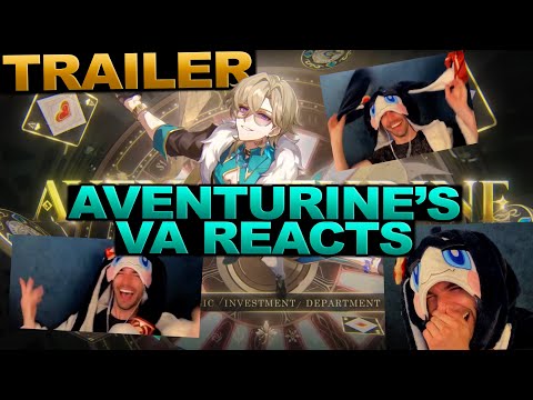 Aventurine's VA REACTS to AVENTURINE'S TRAILER | Honkai: Star Rail - Camden Sutkowski