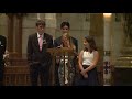 Children give tearful eulogy at their father Officer Langsdorf's funeral