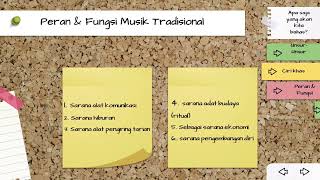 Materi Seni Musik Tradisional Kelas X 