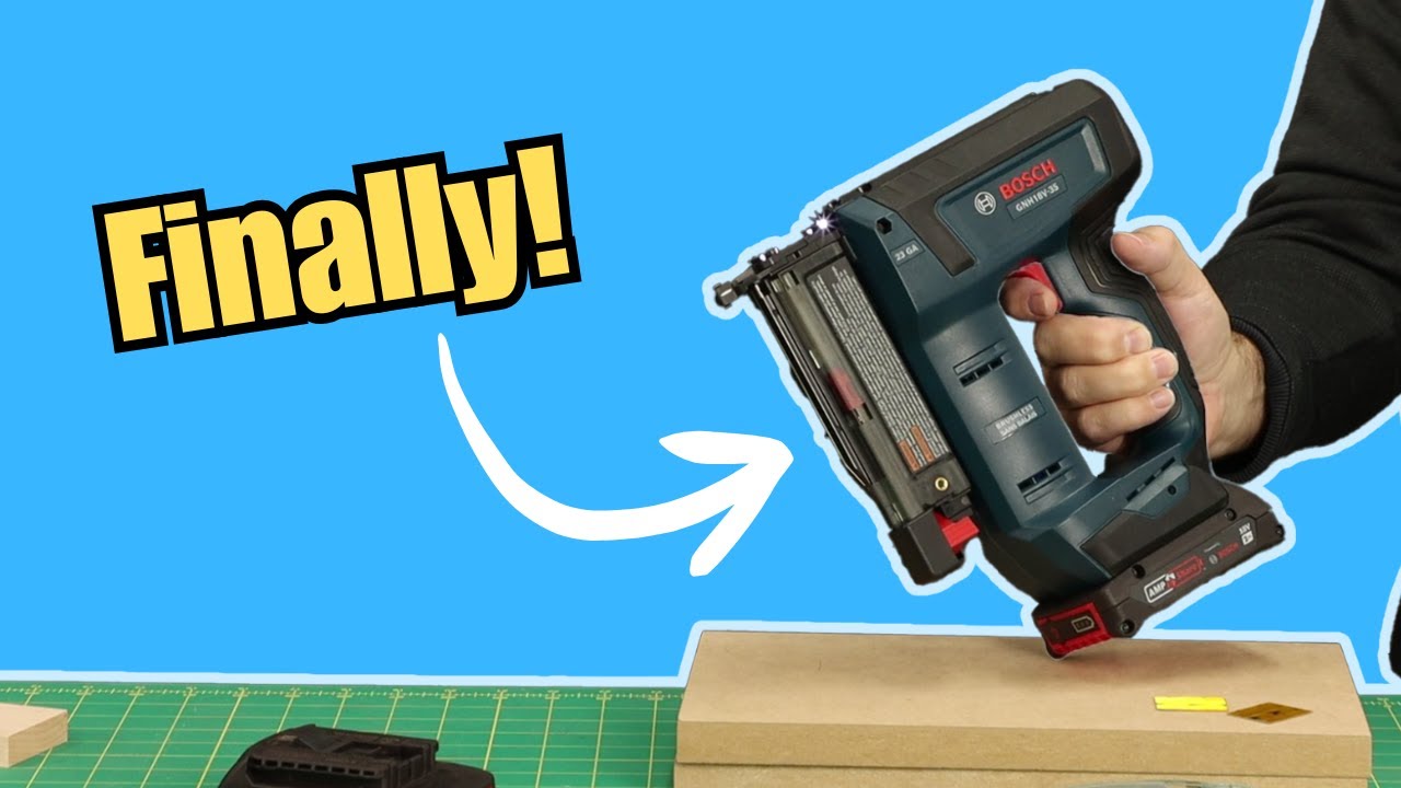 Bosch Cordless 23 Gauge Pin Nailer - New Bosch 18v Tool!