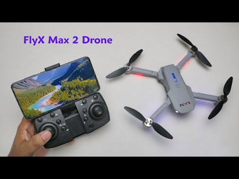 FLH FlyX Max 2 Drone Duel Camera Duel Battery Long Distance Flying Done Unboxing & Test Video