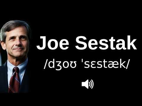 🇺🇸 How to pronounce Joe Sestak (CORRECTLY!)