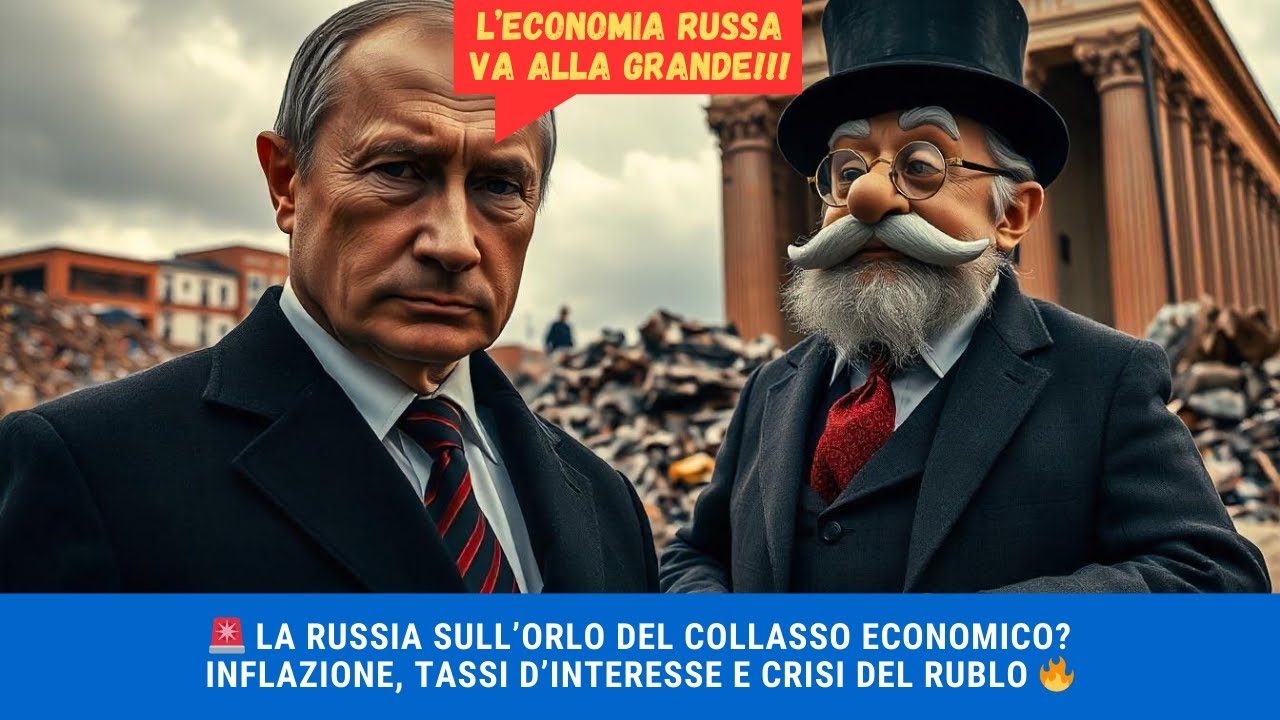 🚨 La Russia sull’orlo del collasso economico? Inflazione, tassi d’interesse e crisi del rublo 🔥