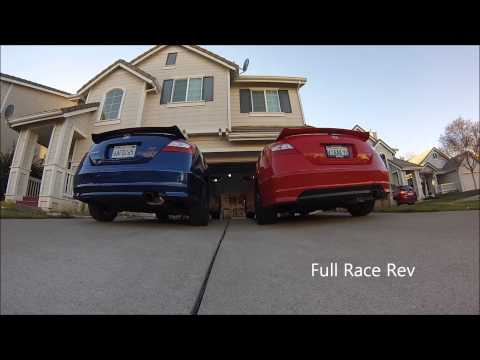 Full Race Catback vs Vibrant Catback Rev Comparison