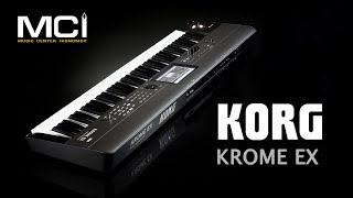 Video thumbnail for KORG KROME EX Sounds Demo by MusicCenterIkonomov