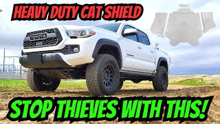 All New Heavy Duty Cat Shield By MillerCat! Cat Shield Installation on Toyota Tacoma