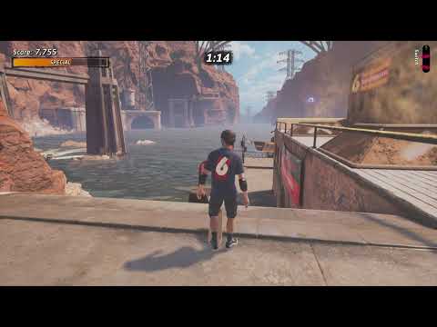 Air Walk The Hydrophobic Gap - Downhill Jam Level Park Goal - Tony Hawk's Pro Skater 1 + 2