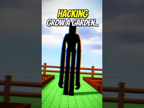 HACKING In Grow a Garden.. #growagarden #roblox #c00lkidd #funny #hacker