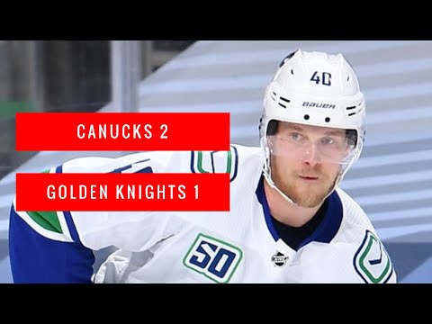Canucks defeat the Golden Knights 2-1 in game 5; Thatcher Demko and Brock Boeser outstanding