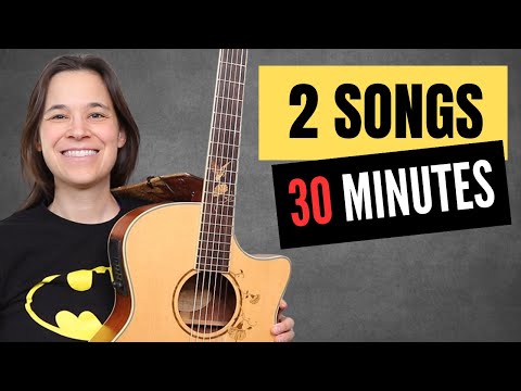 Play Your First 2 Guitar Songs in Only 30 Minutes!