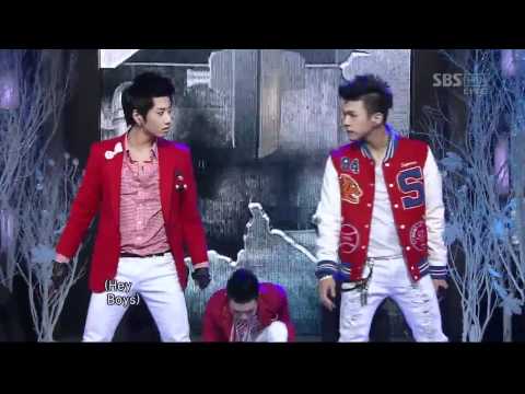 N-SONIC -Super Boy (엔소닉-수퍼보이) @SBS Inkigayo 인기가요 20111225