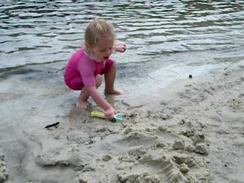 More Adeline "beach" pictures!