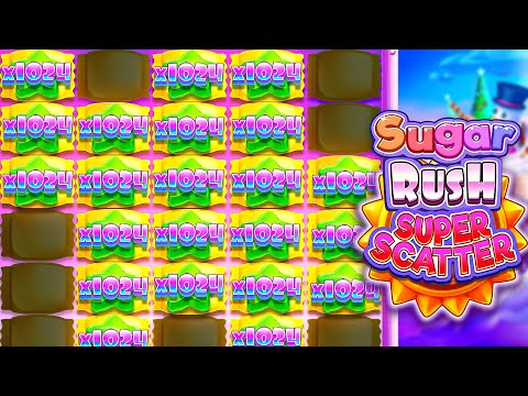 MASSIVE ALL IN ON SUGAR RUSH SUPER SCATTER!