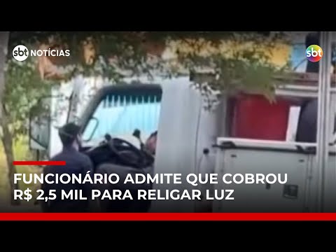 Funcionários da Enel e de empresa parceira cobram propina para religar energia em SP | #SBTNotícias