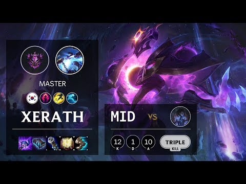 Xerath Mid vs Sylas - KR Master Patch 10.10