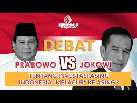 DEBAT JOKOWI VS PRABOWO!! INDONESIA “MEL4CUR” KE ASING
