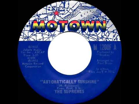 1972 HITS ARCHIVE: Automatically Sunshine - Supremes (mono 45)
