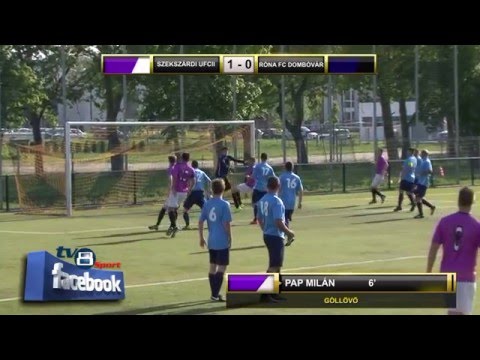19.gól    23.forduló   SZEKSZÁRDI UFC II. - RÓNA FC DOMBÓVÁR 3:1 (2:1)