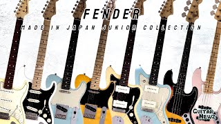 Video thumbnail for Fender Made In Japan Junior Collection (Strat, Tele, Jazzmaster & Jazz Bass)! [09/April/2022] by GuitarNewz
