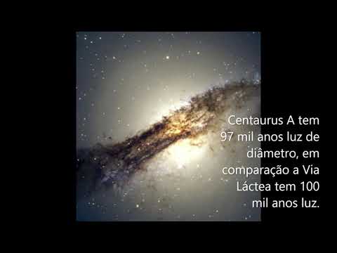A galáxia Centaurus A