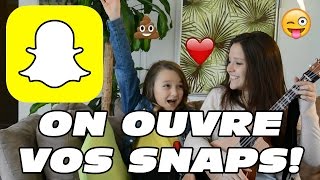 ON OUVRE VOS SNAPCHATS // Sat'n'Co