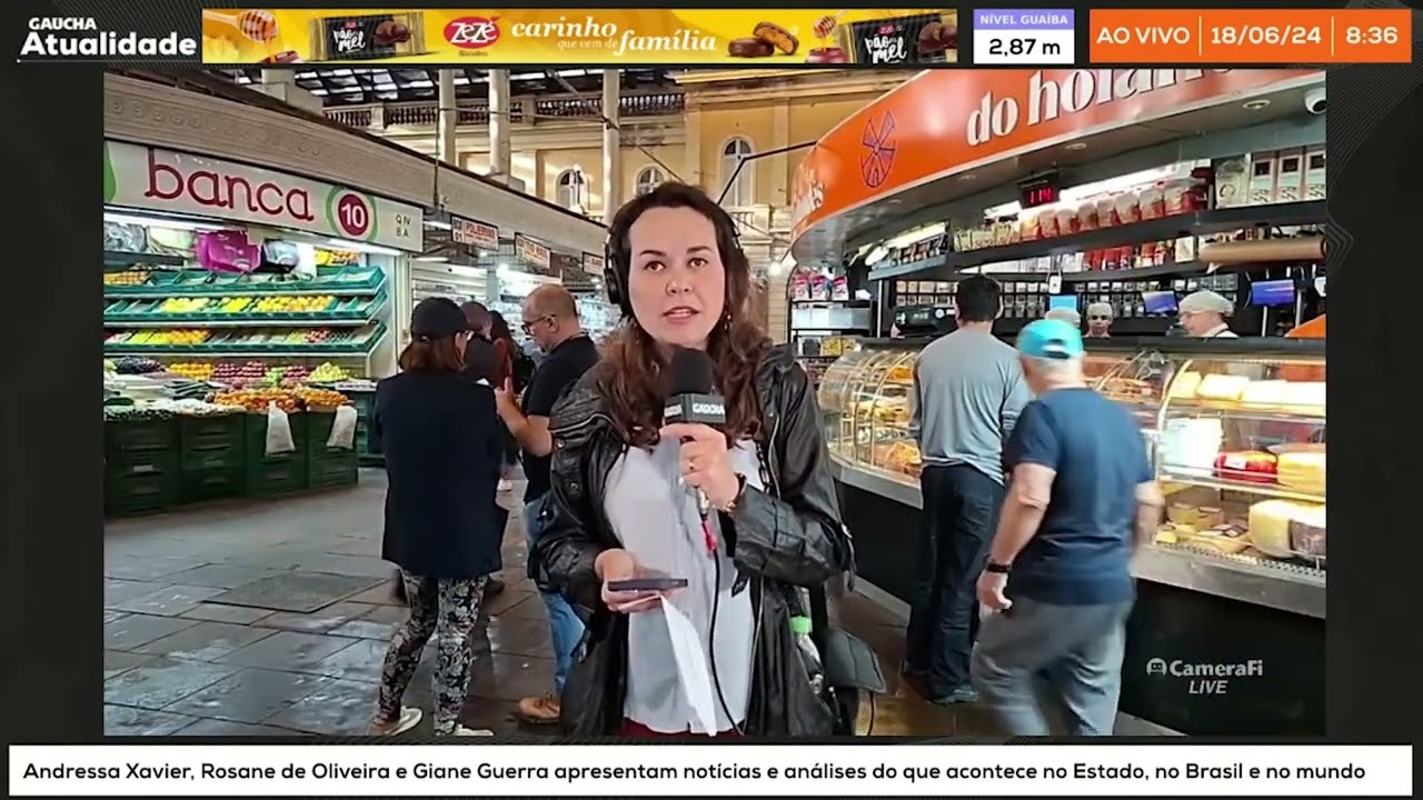 Em reabertura do Mercado Público, rádio Gaúcha relembra a enchente | Atualidade