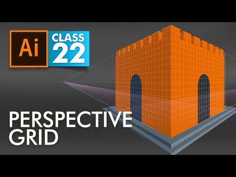 Adobe Illustrator Perspective Grid Class 22 Urdu Hindi