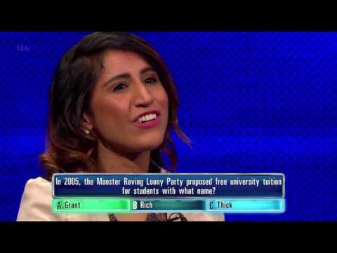 Rupinda Gets Caught On Her Loony Party Question - The Chase