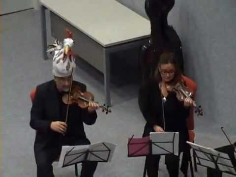 02 Carnevale degli animali - GALLINE E GALLI - ANDREA TACCHI (Pollo e Violino) .flv
