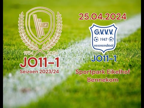 vv Bennekom JO11-1 vs GVVV JO11-1 (25.04.2024)
