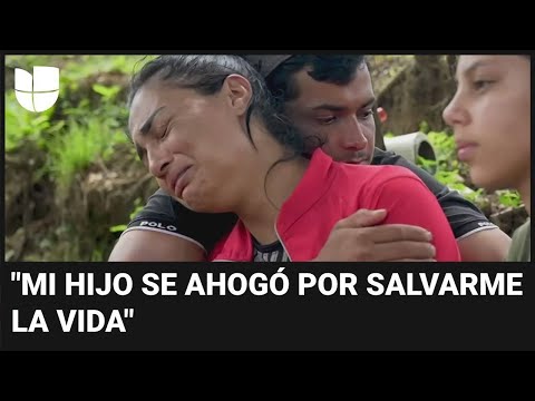 "Mi hijo se ahogó por salvarme": madre migrante cuenta el infierno que vivió cruzando el Darién