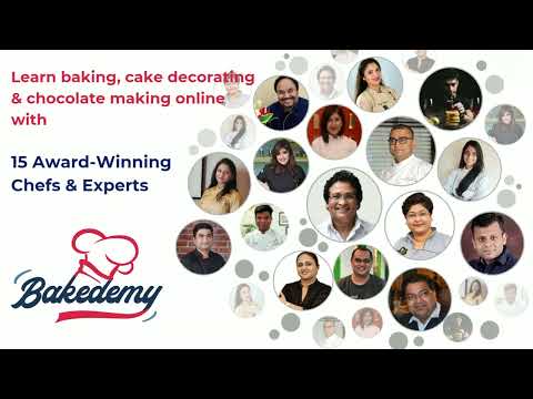 Learn Professional Baking and Cake Decorating Online with Top Chefs and Cake Artists at Bakedemy