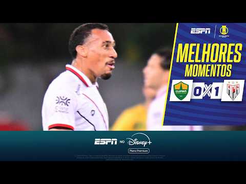 Gols e melhores lances de Cuiabá x Atlético-GO