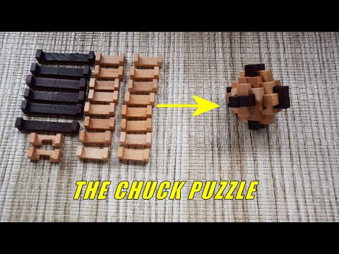 How to solve The Chuck Puzzle - 24 Piece Burr Puzzle