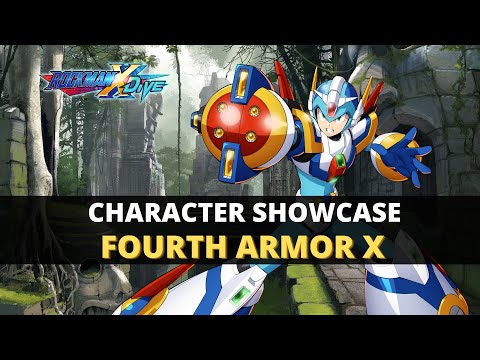 Rockman X DiVE | Fourth Armor X | Character Showcase