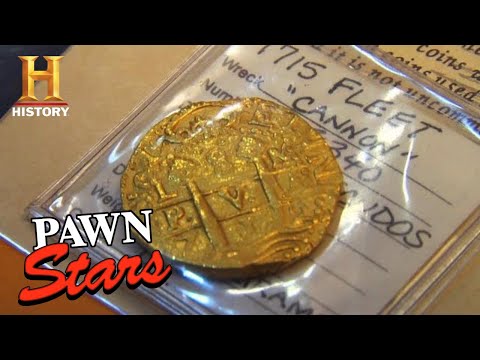 TREASURE UNCOVERED! 1715 Spanish Gold Worth a Fortune (Season 2) | Pawn Stars